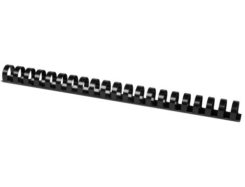 Espiral q-connect redonda 22 mm plastico preto capacidade 200 folhas caixa de 50 unidades , Q-connect , 63445 , 5705831321168